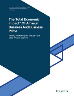 Le Total Economic Impact™ d’Amazon Business et Business Prime